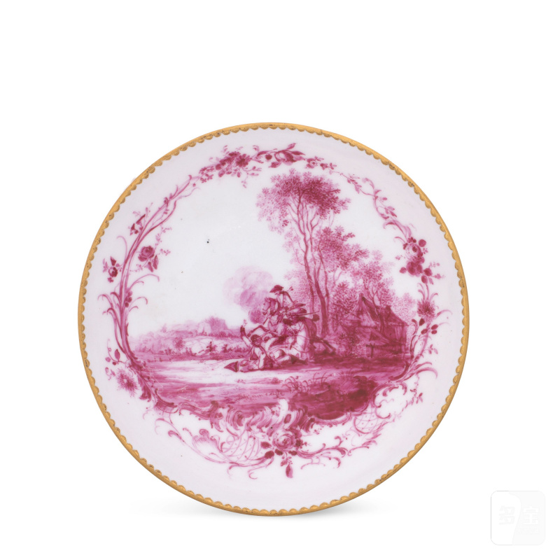 A rare Sèvres teabowl and saucer, circa 1766 - 图7